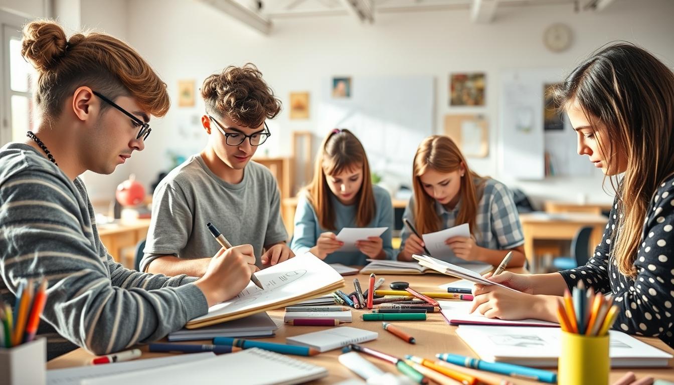 Students and educational resources in a modern learning environment