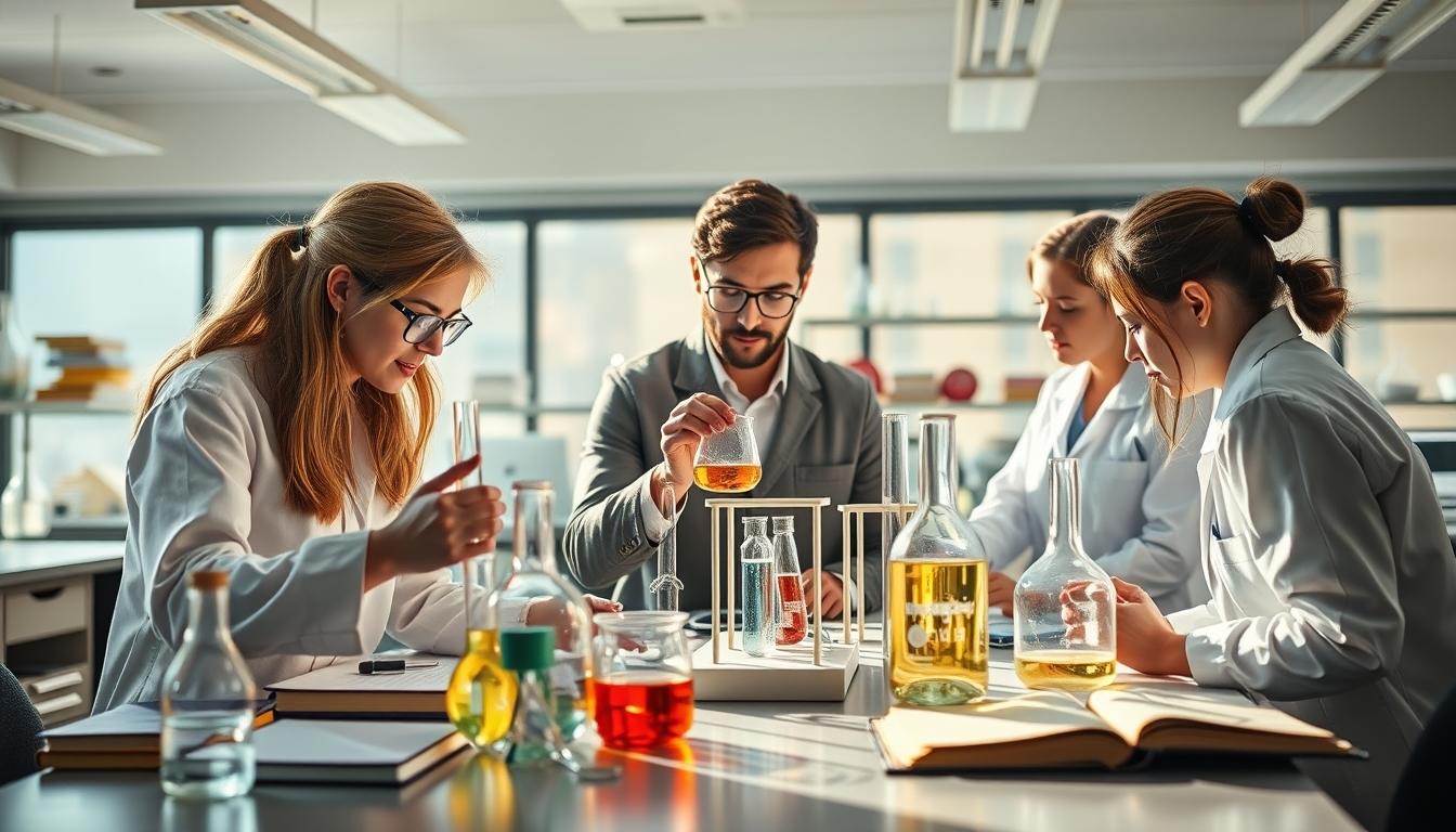 Structured study materials and learning resources on a desk